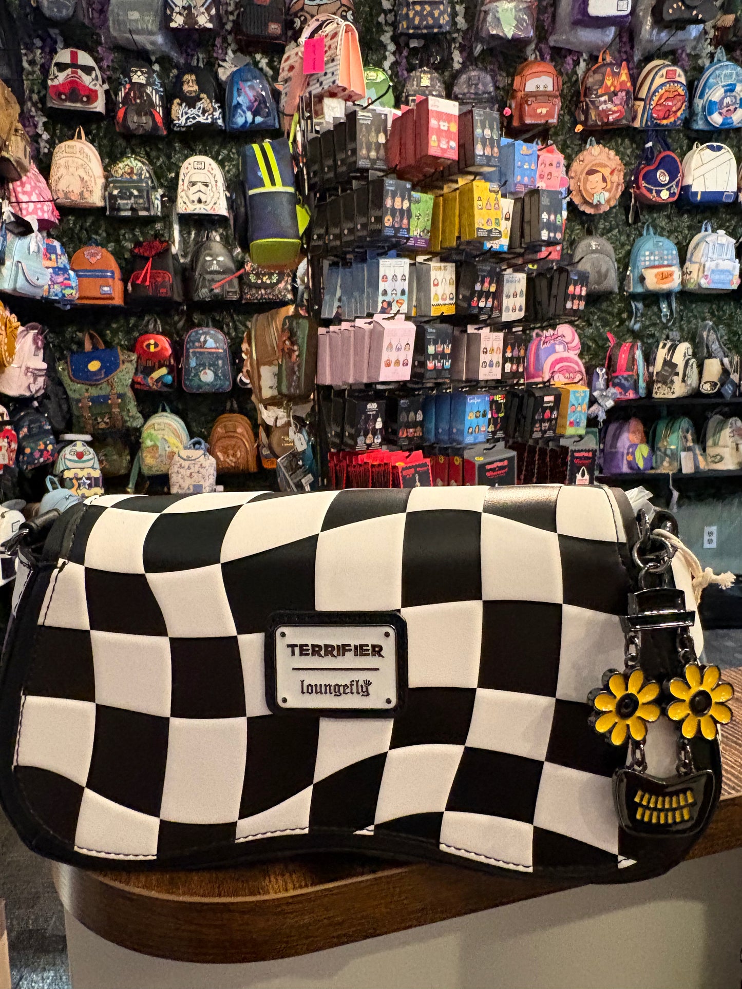 Loungefly Terrifier Black and White Pattern Crossbody bag