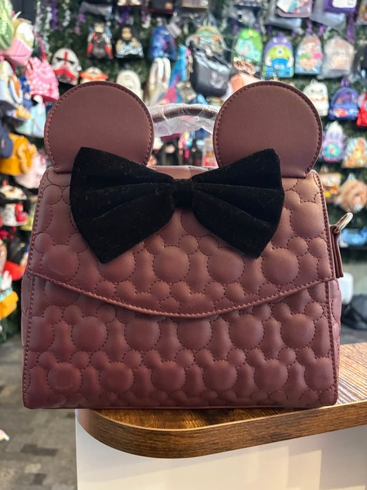 Loungefly Dinsey Quilted Minnie Mouse Crossbody