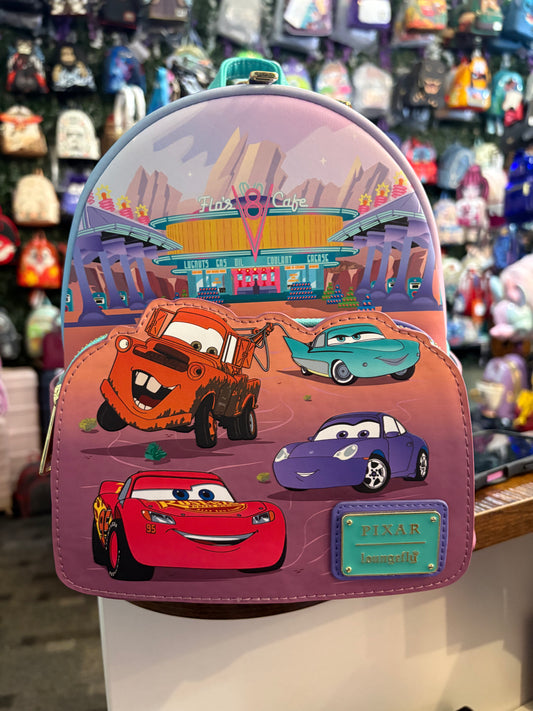 Loungefly Pixar Cars Flo's Diner Piston Cup Champion