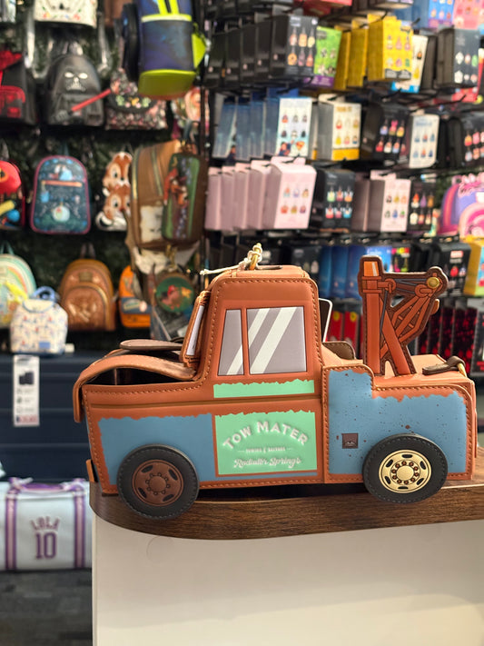 Loungefly Disney Pixar Cars Mater Figural Crossbody