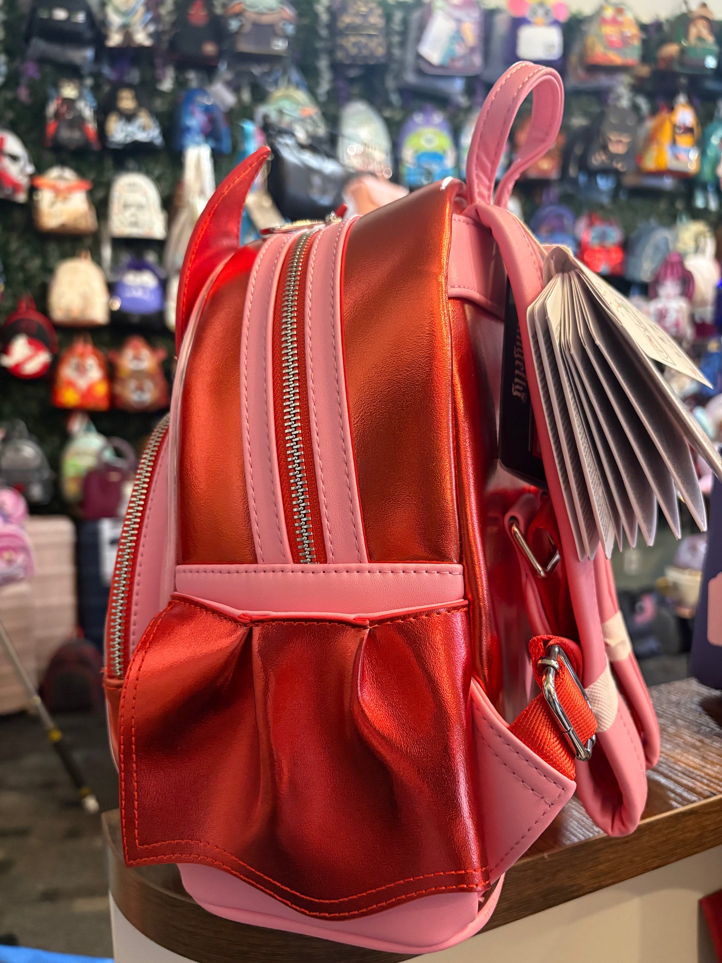 Loungefly Marvel Witch Wanda Mini Backpack lights up