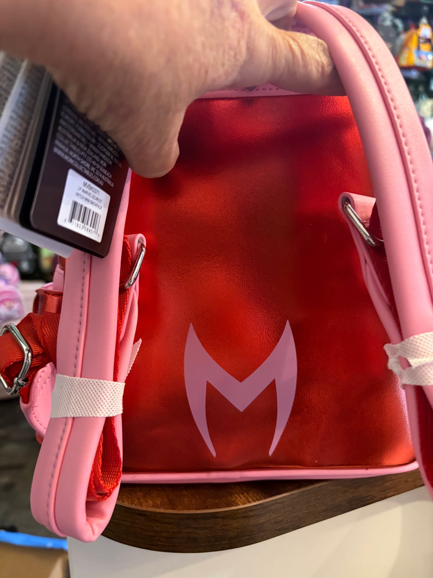 Loungefly Marvel Witch Wanda Mini Backpack lights up