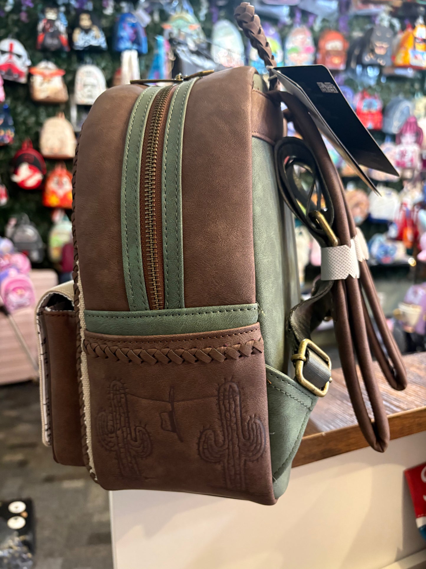 Loungefly Peanuts Spike Desert Mini Backpack