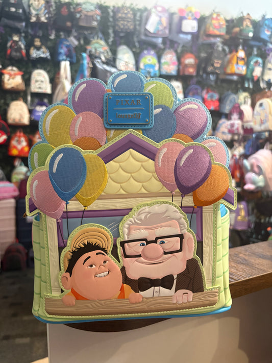 Loungefly Pixar UP Carl and Russell mini Backpack