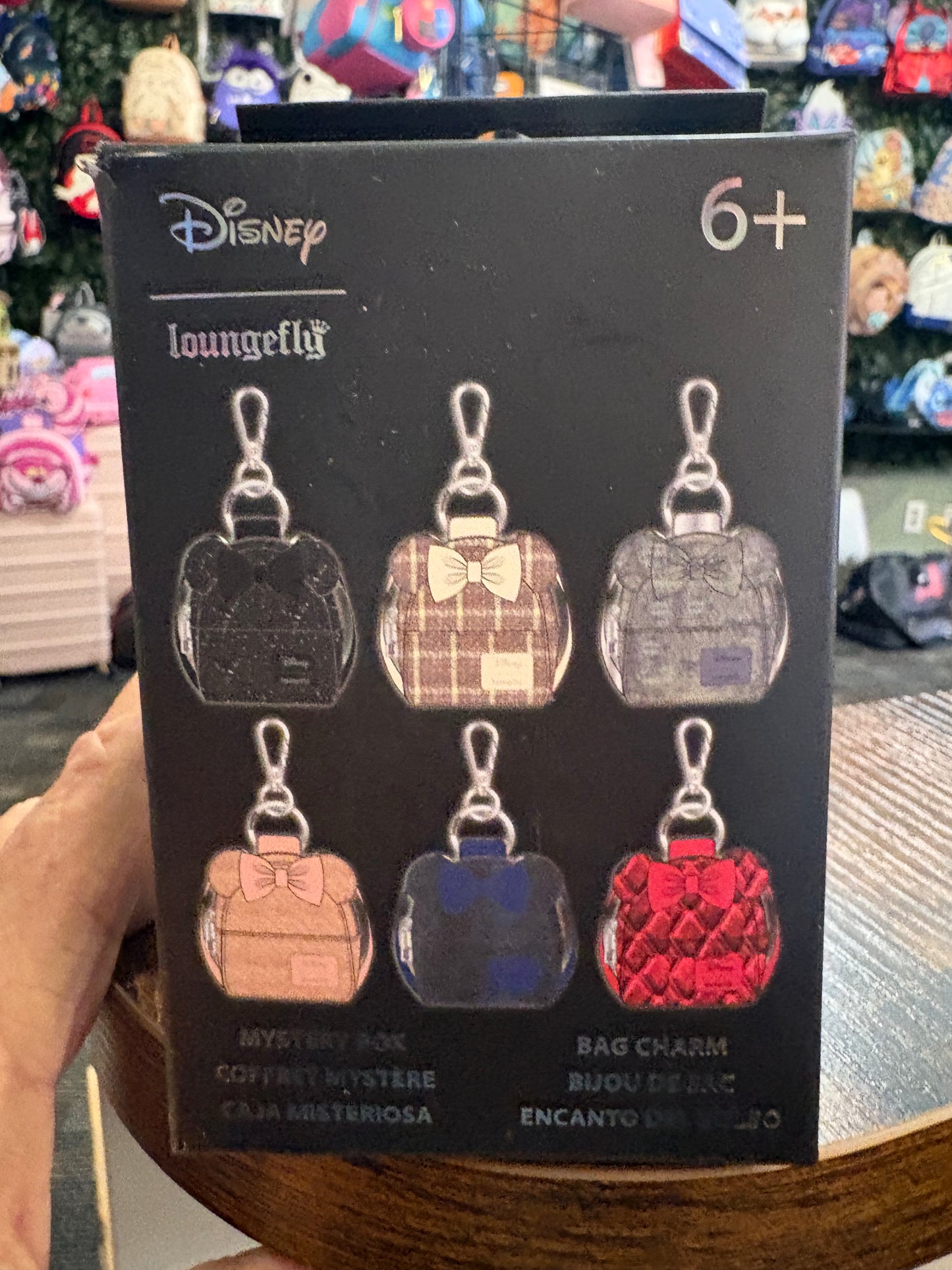 Loungefly WD Minnie all that Glitters Mini Mystery Bag Charm