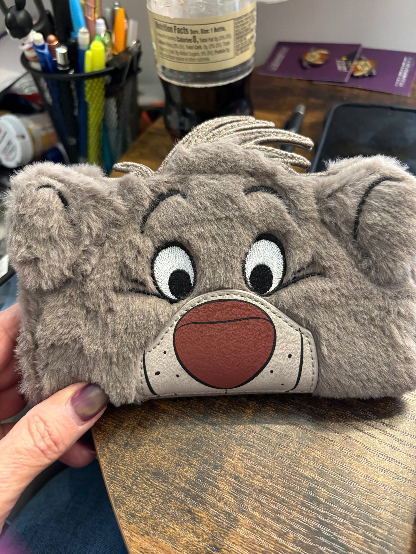 Loungefly Disney Jungle Book Plush Baloo Wallet