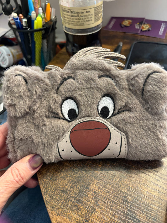 Loungefly Disney Jungle Book Plush Baloo Wallet