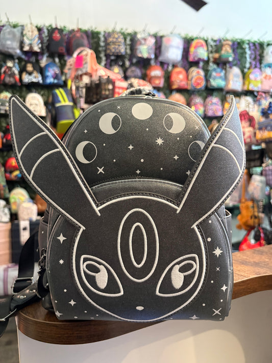 Loungefly Pokemon Umbreon Night Out Glow in the Glow in the Dark and Lights up mini Backpack