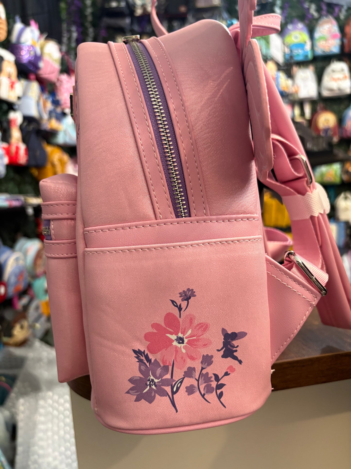 Loungefly Lite Fairy WIngs Mini Backpack Pink