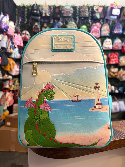 Loungefly Disney Pete's Dragon Beach Scene mini Backpack