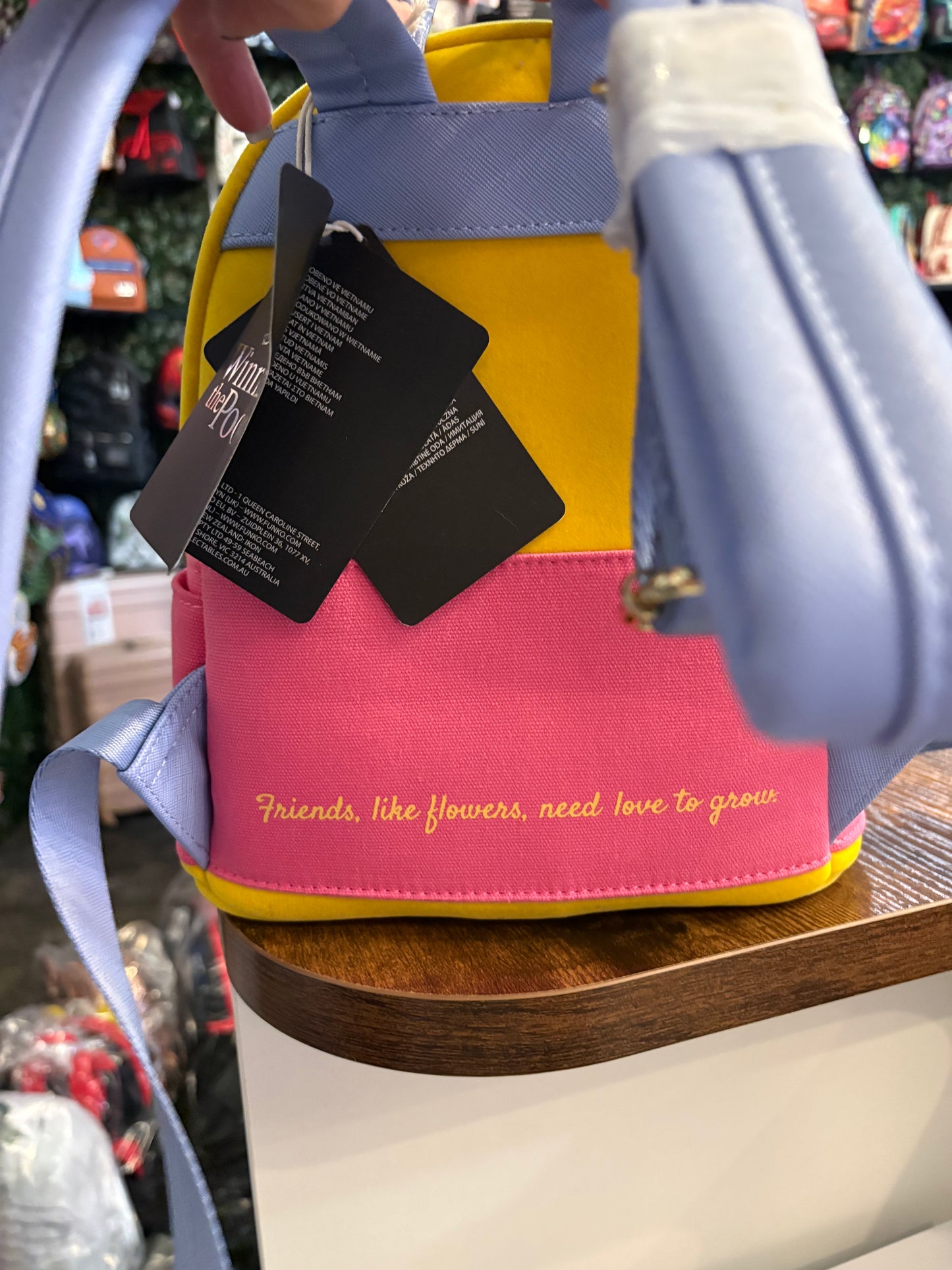 Loungefly Winnie the Pooh Pink Floral Crown mini Backpack