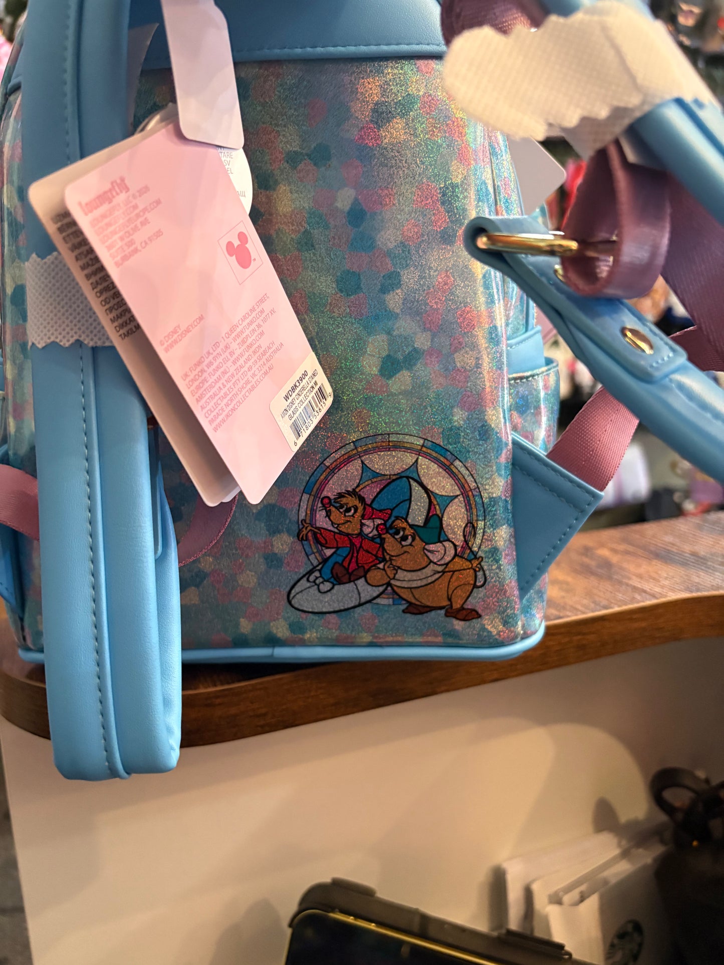 Loungefly Disney Princess Stained glass Collection Cinderella With Ears to match