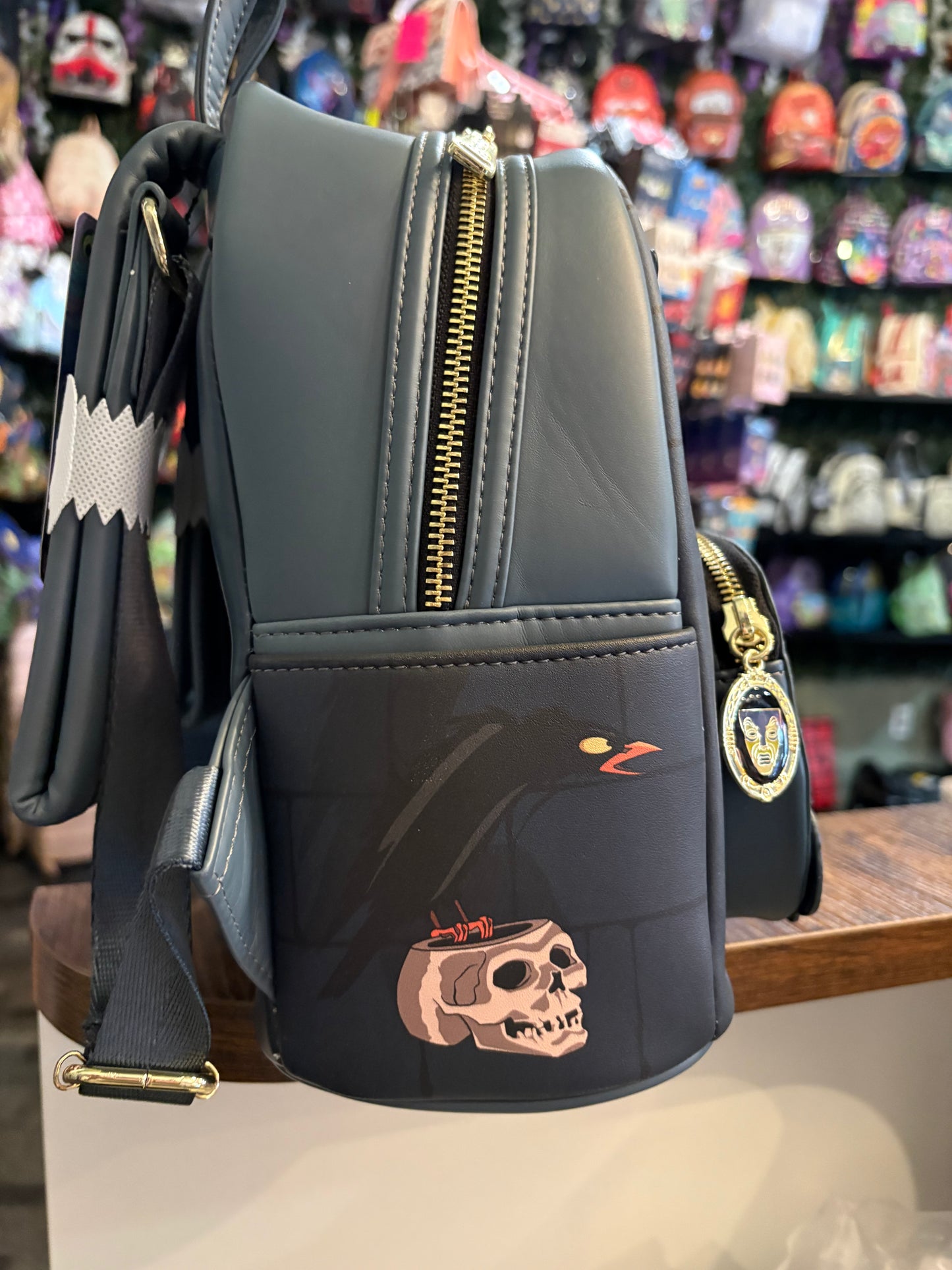 Loungefly Disney Sleeping Beauty Evil Queen Glows in the Dark Mini Backpack