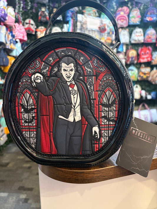 Loungefly Universal Monster, Dracula and Frankenstein crossbody bag