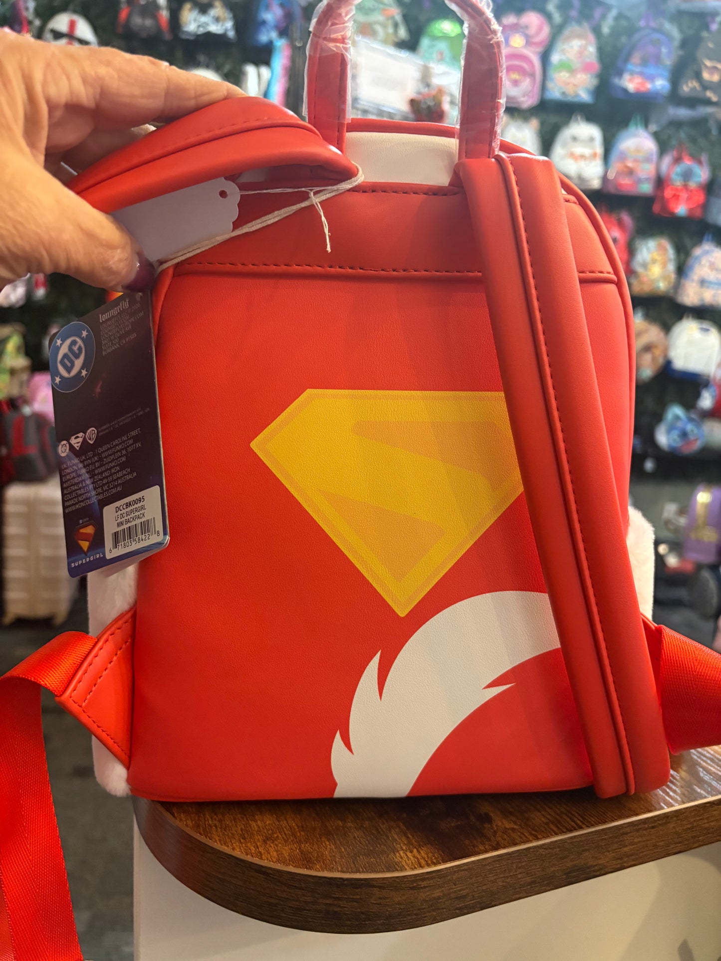 Loungefly Supergirl Krypto Mini Backpack