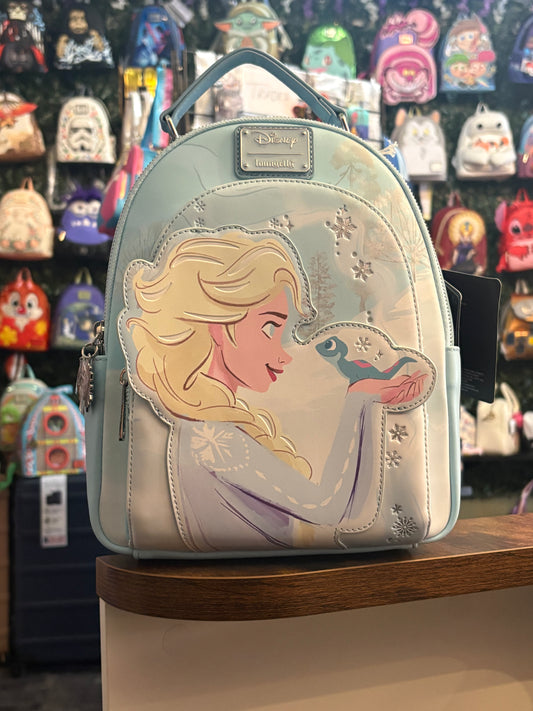 Loungefly Frozen 2 Elsa and Bruni mini Backpack