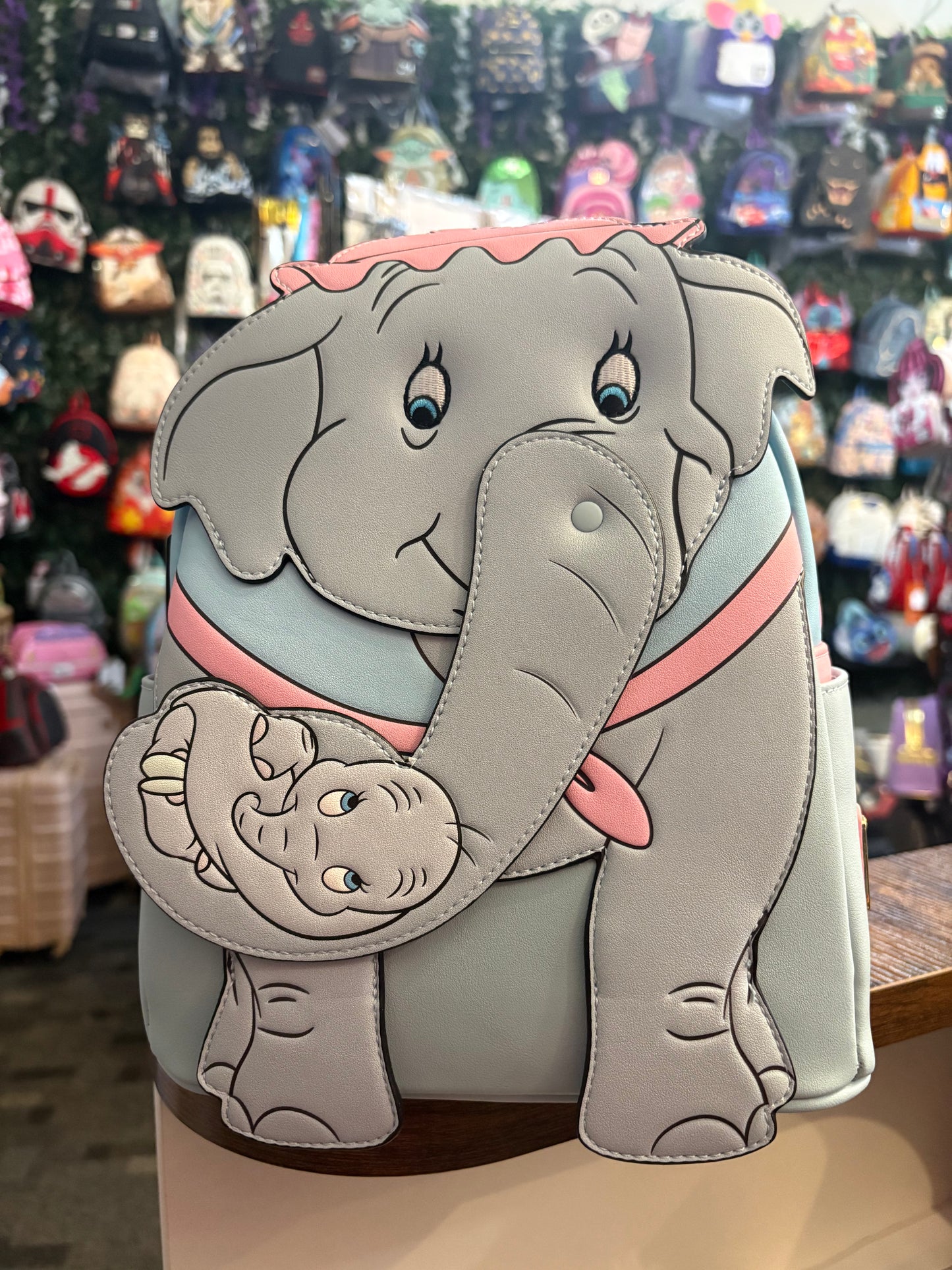 Loungefly Disney Dumbo Mrs Jumbo Craddle Trunk mini backpack