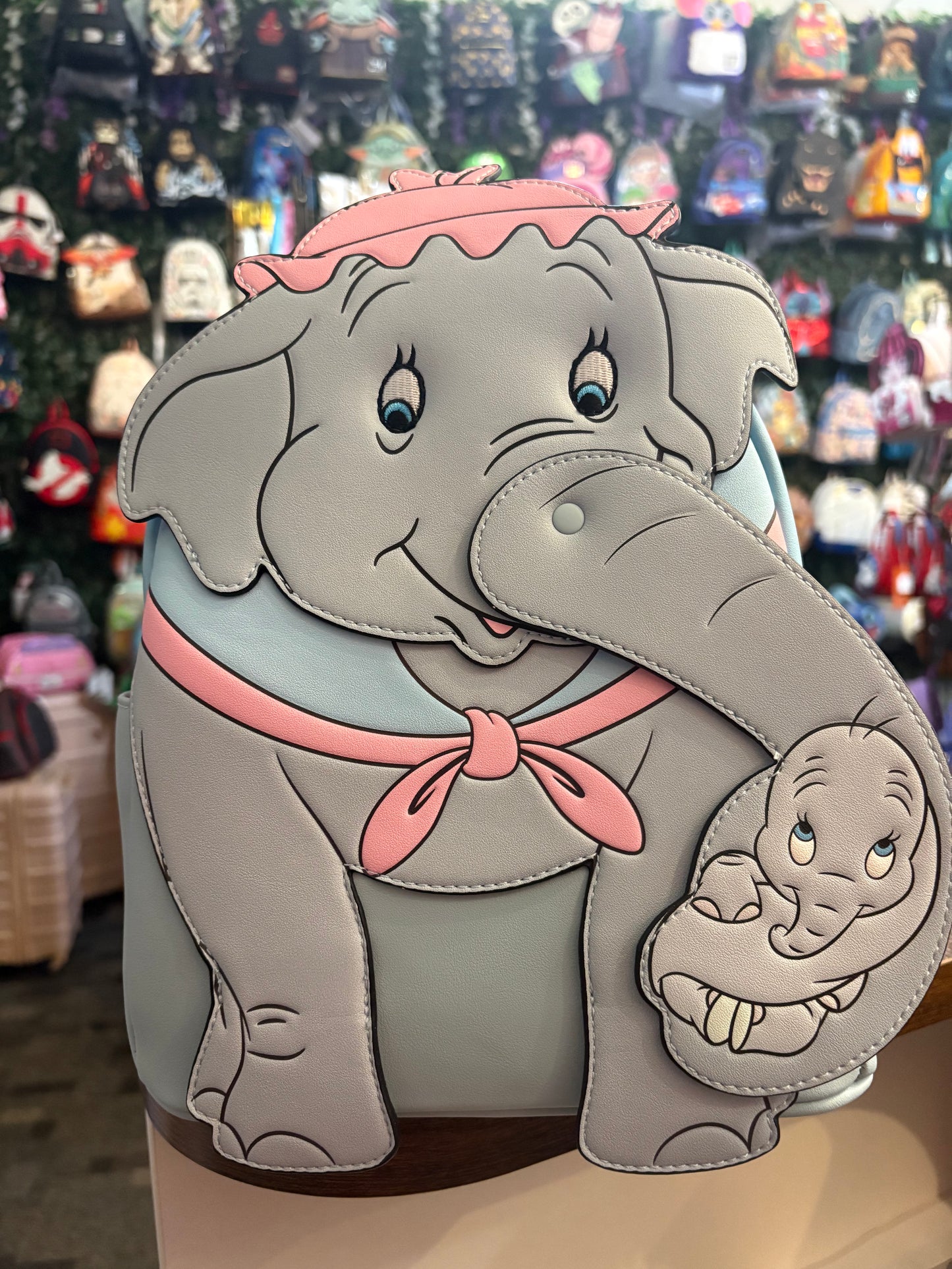 Loungefly Disney Dumbo Mrs Jumbo Craddle Trunk mini backpack