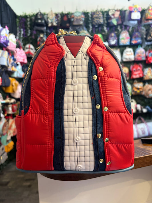 Loungefly Universal Back To The Future Marty McFly Jacket mini backpack