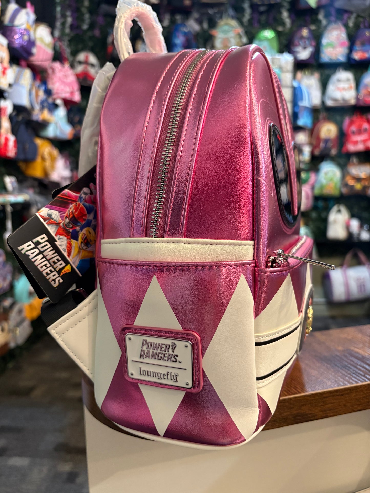 Loungefly Hasbro Power Ranger Pink Mini Backpack
