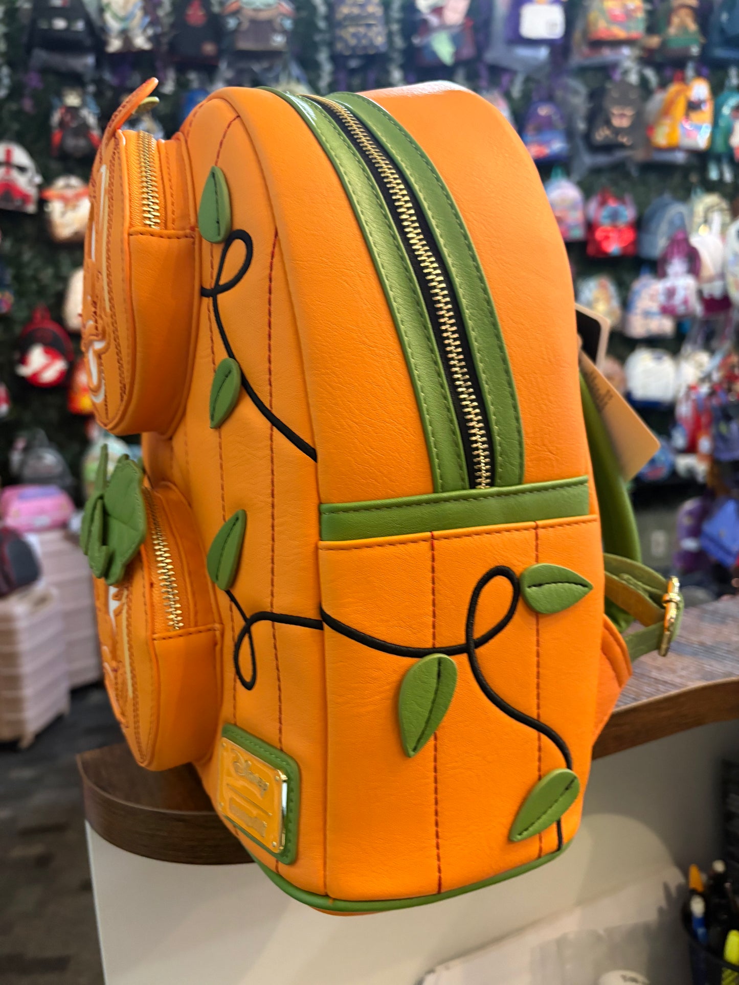 Loungefly Disney Donald and  Jack o Lantern mini backpack
