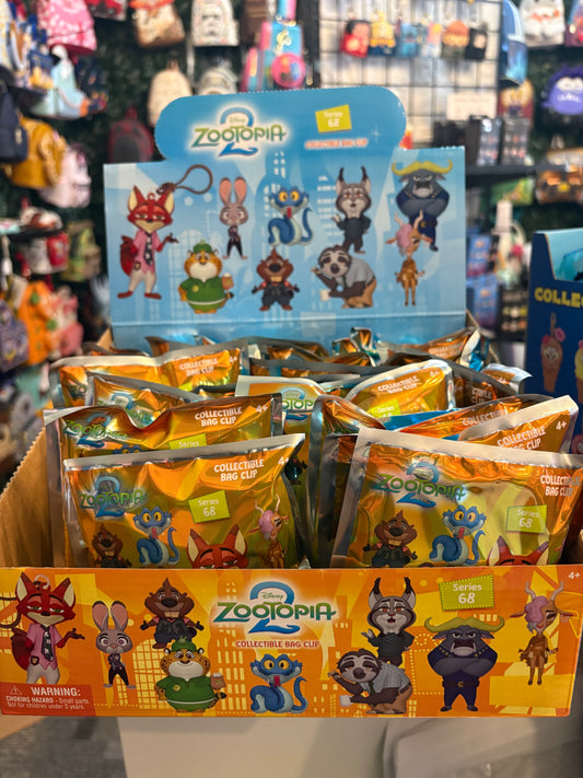 Zootopia 2 3D bag clips