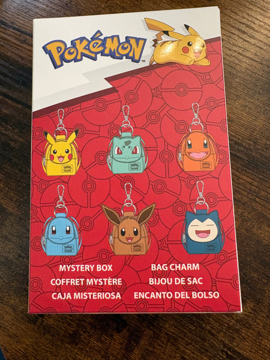 Loungefly Pokemon Mystery Box bag charm