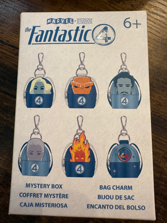 Loungefly Marvel Fantastic 4 Mystery Box Bag Charm