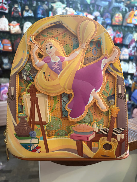 Loungefly Disney Tangled Collection mini backpack