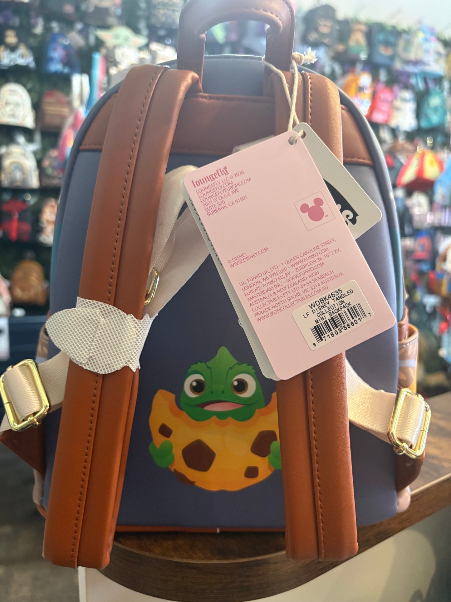 Loungefly Disney Tangled Collection mini backpack