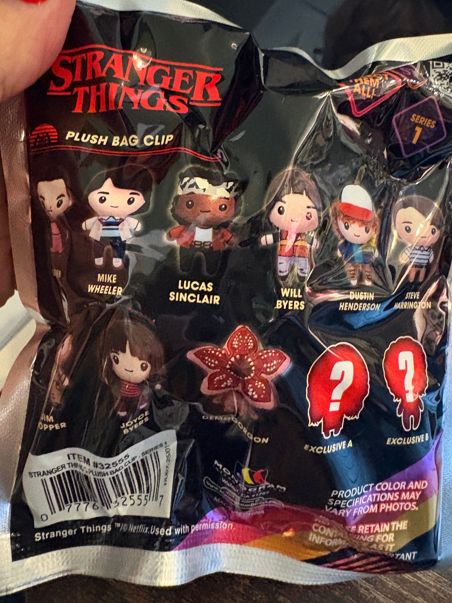 Monogram Stranger Things Mystery Bag Clips Series 1