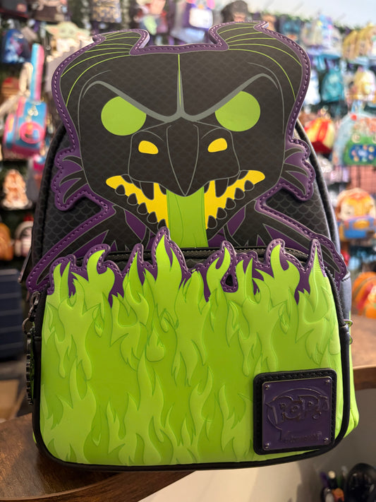 Loungefly JMD Pop Disney Maleficent Dragons mini backpack