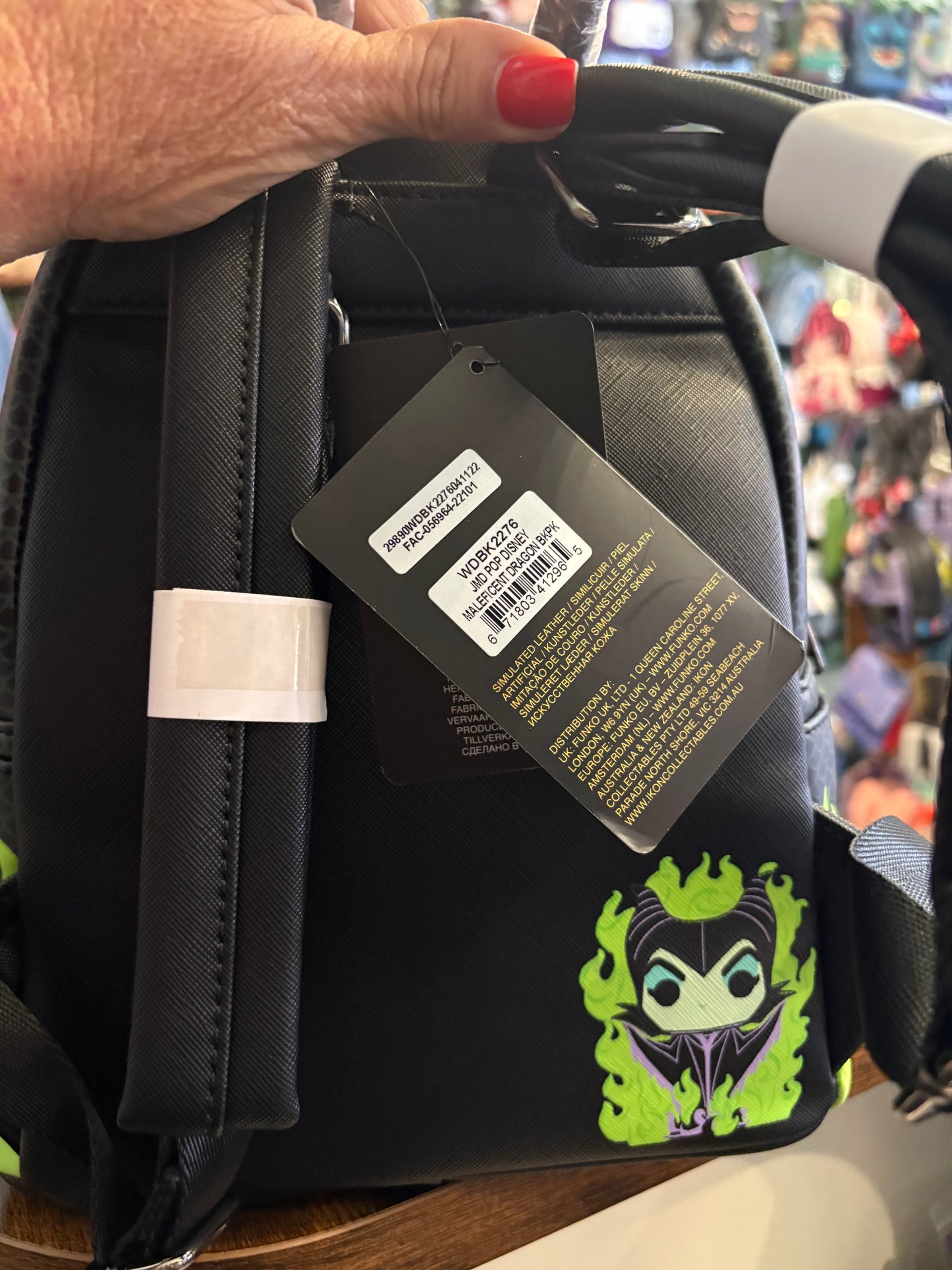 Loungefly JMD Pop Disney Maleficent Dragons mini backpack
