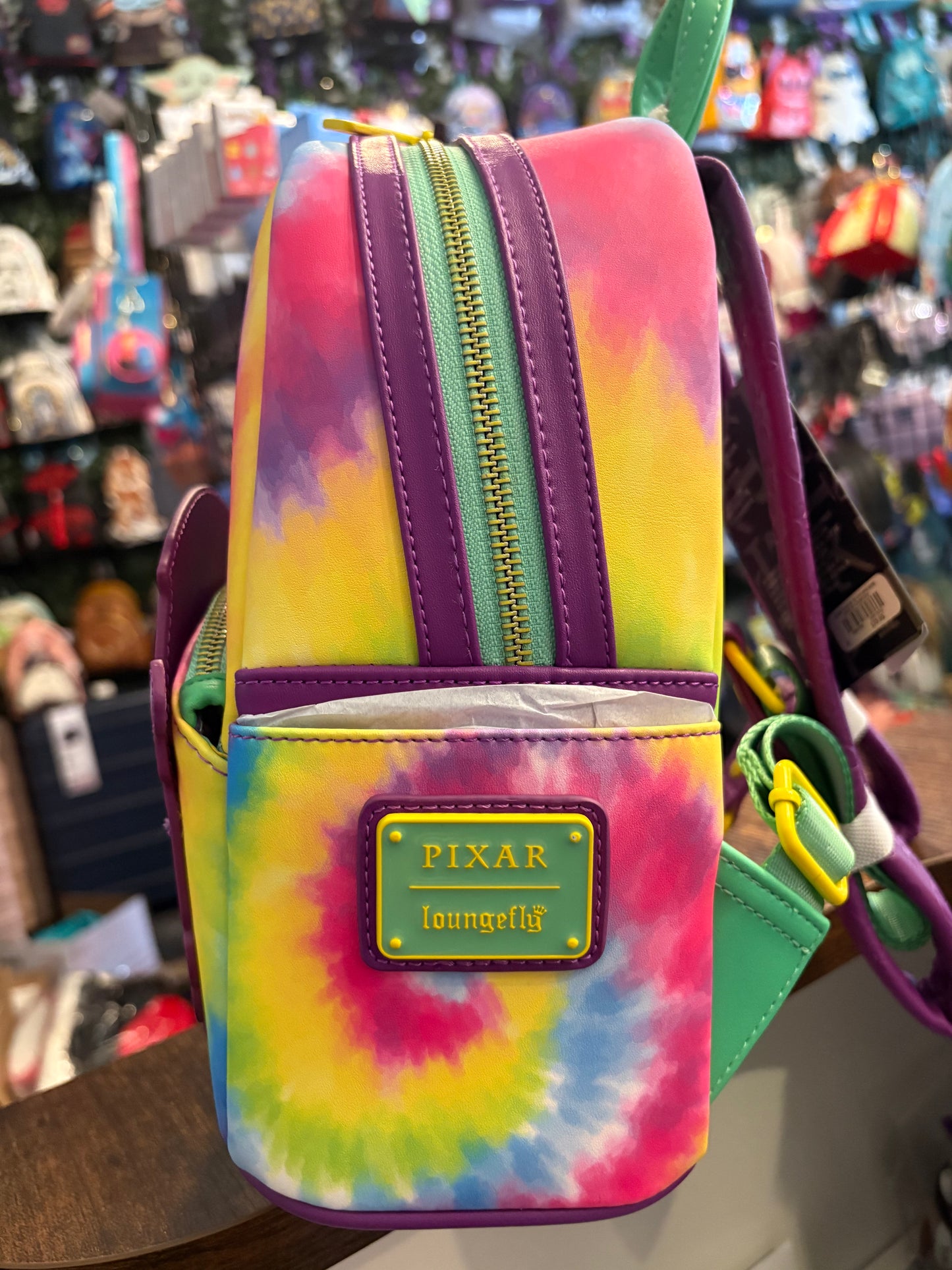 Loungefly Cars Filmore Tie Dye mini backpack good vibes
