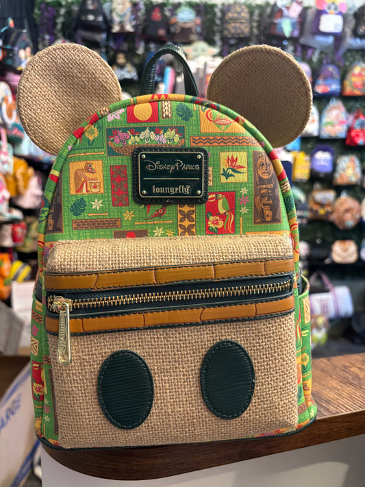 Loungefly The Main Attraction Series Enchanted Tiki Room mini backpack