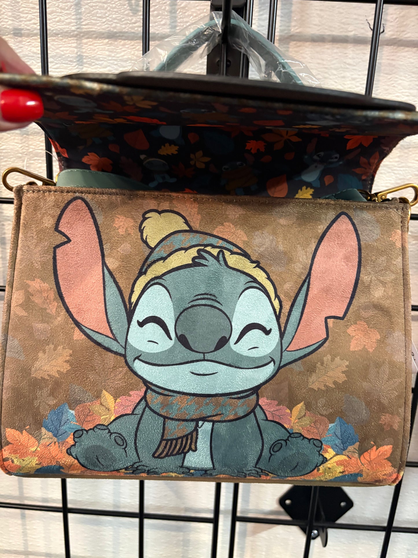 Loungefly Disney Lilo and Stitch Autumn Leaves Crossbody