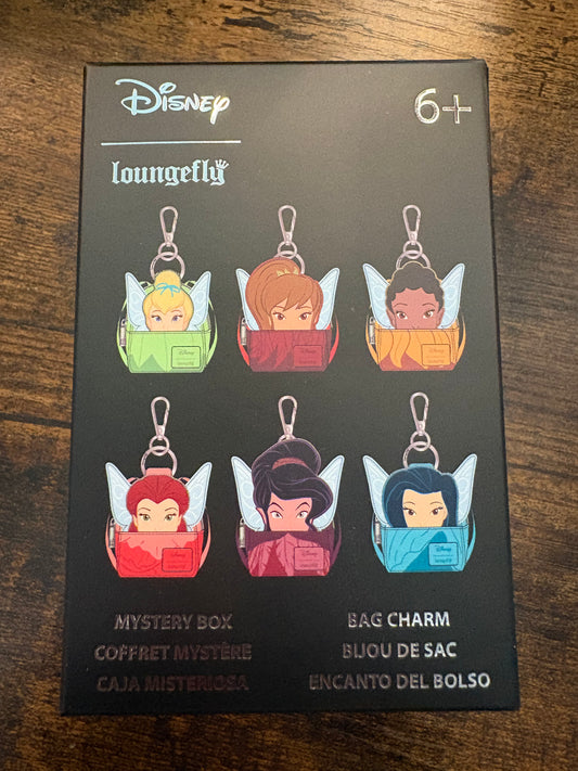 Loungefly Disney Tinkerbell Fairies Mystery blind box Bag charm
