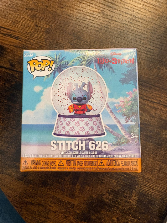 Lilo and Stitch Mini Glitter Globe