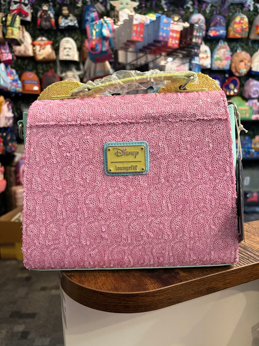 Loungefly Disney Minnie Pastel Sequin Cross Body Bag