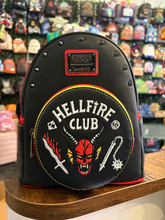 Loungefly UK Funko Netflix Stranger Things Hellfire Club mini Backpack