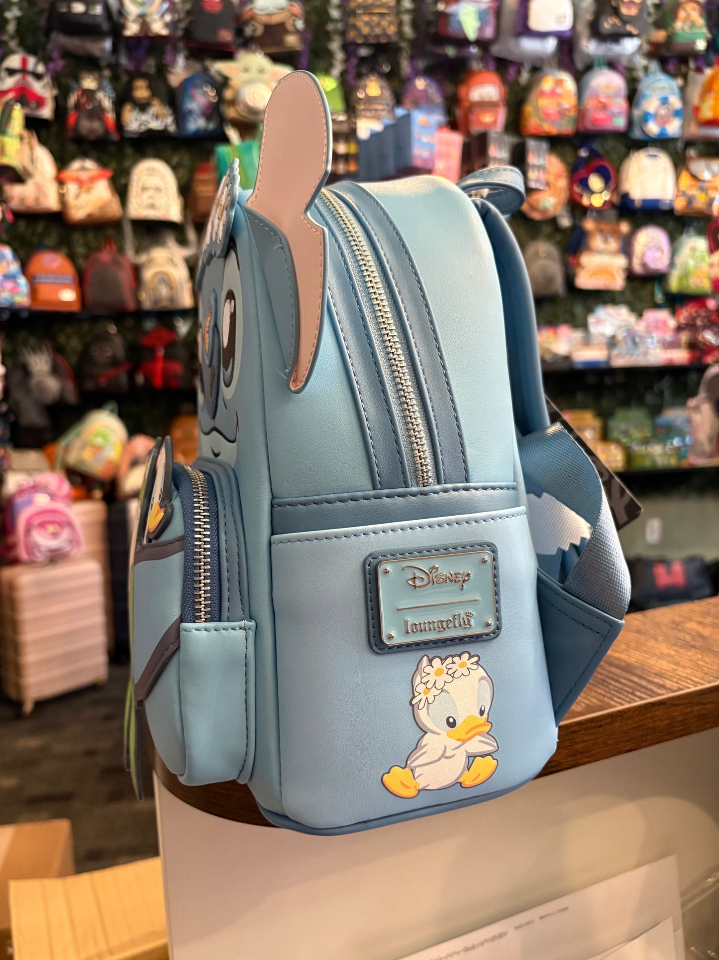 Loungefly Disney Lilo and Stitch Springtime Stitch mini backpack