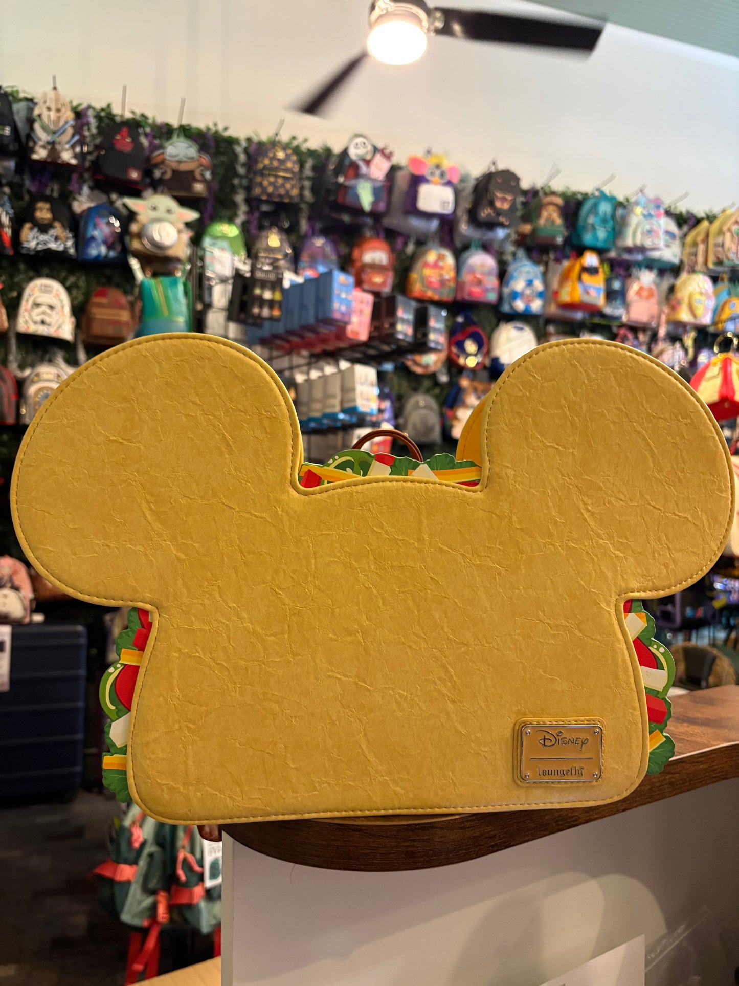 Loungefly Style Rush Disney Mickey Taco Convertible Backpack