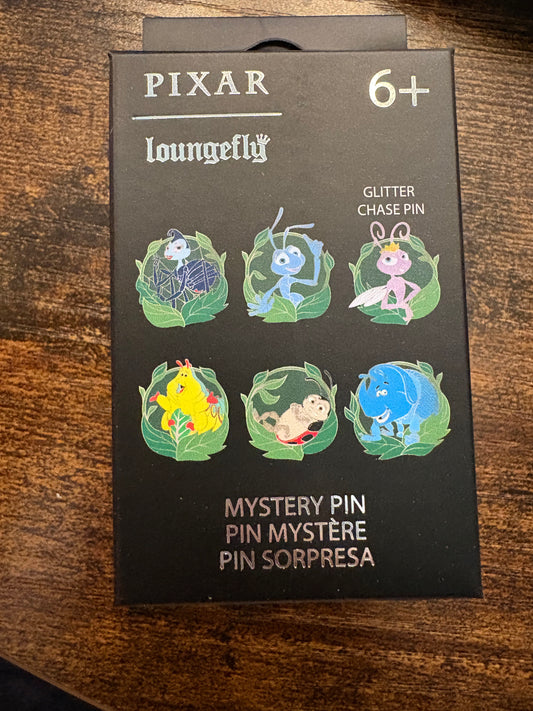 Loungefly Disney Pixar A bugs Life Character Leaf Sliding Pins Mystery Box