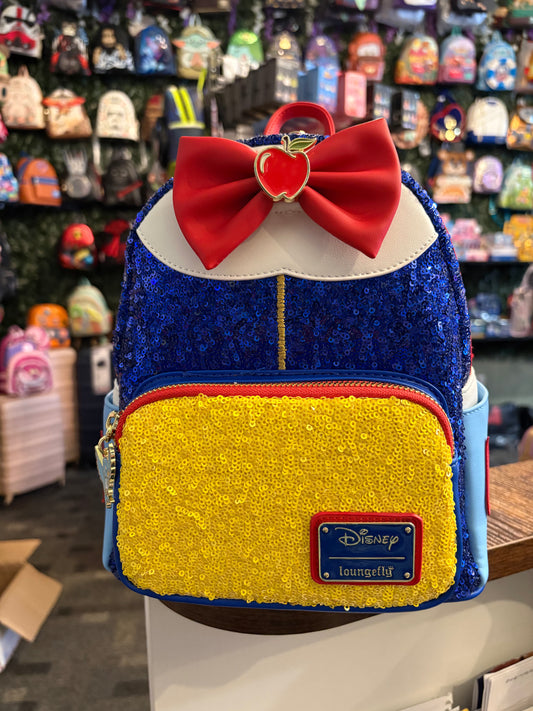 Loungefly Disney Snow White Sequin Series Mini Backpack