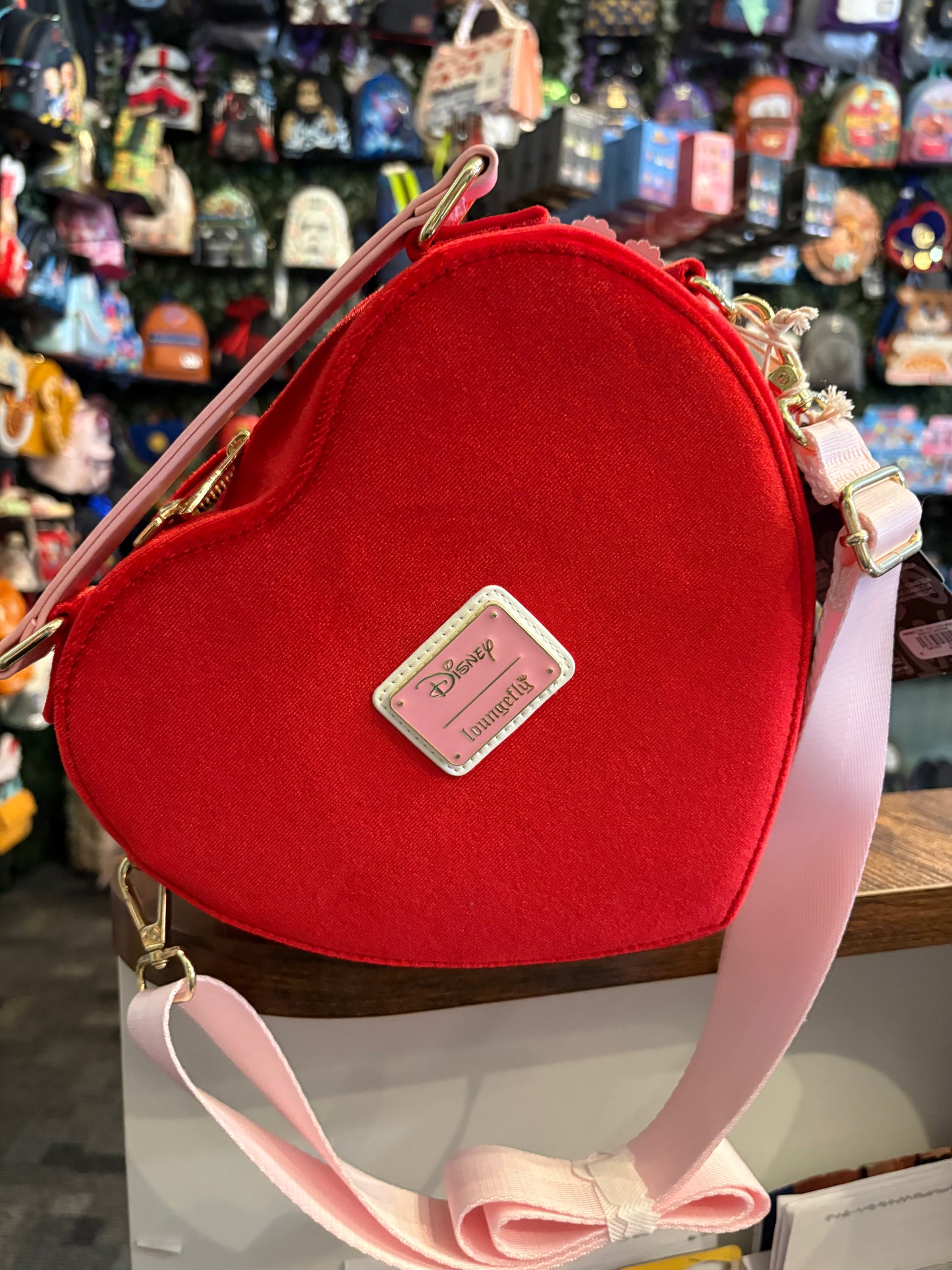 Loungefly Disney Valentines Chocolate Box Crossbody Bag Scented