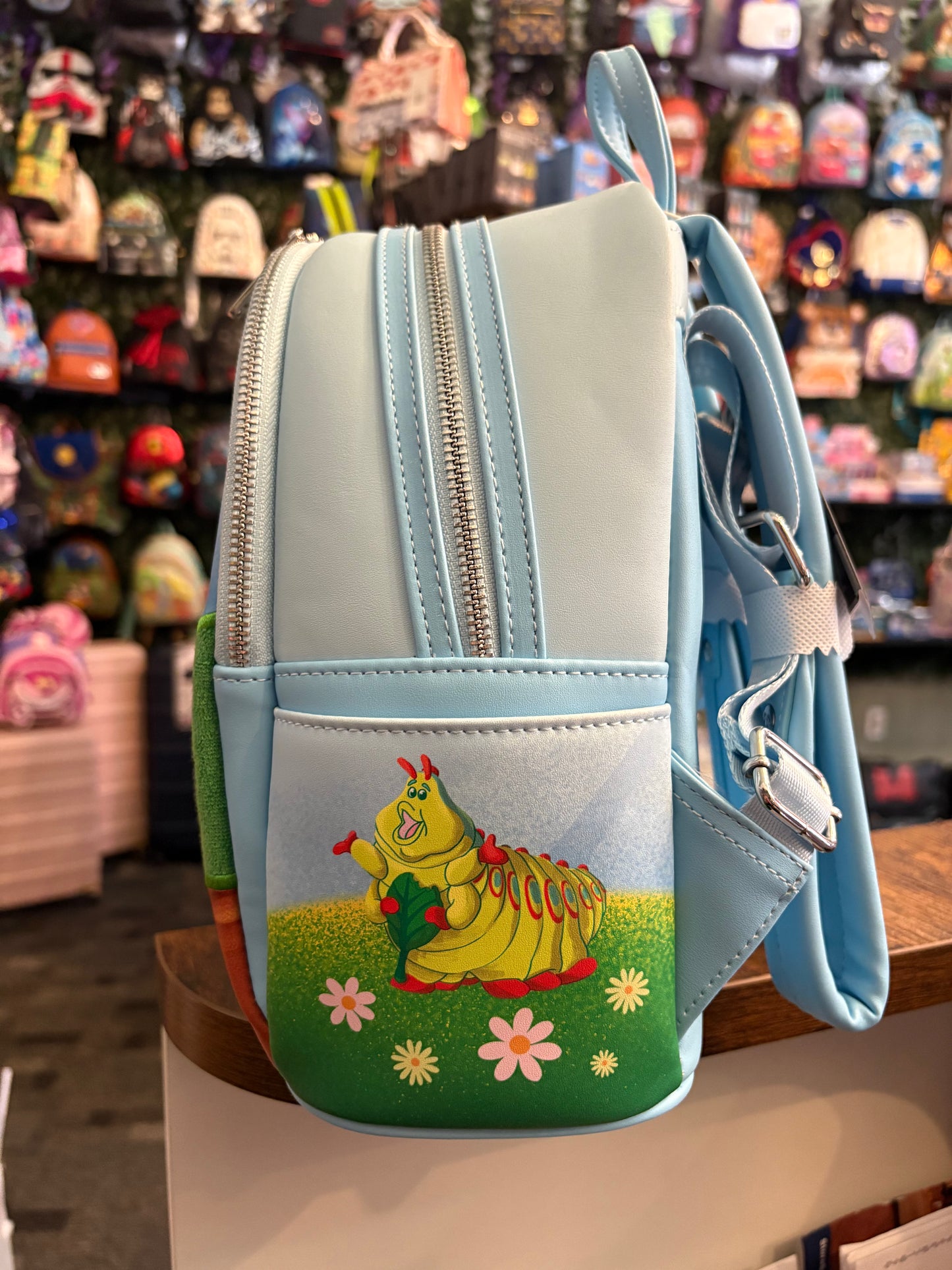 Loungefly Bugs Life Flik Dandelion movable part mini Backpack