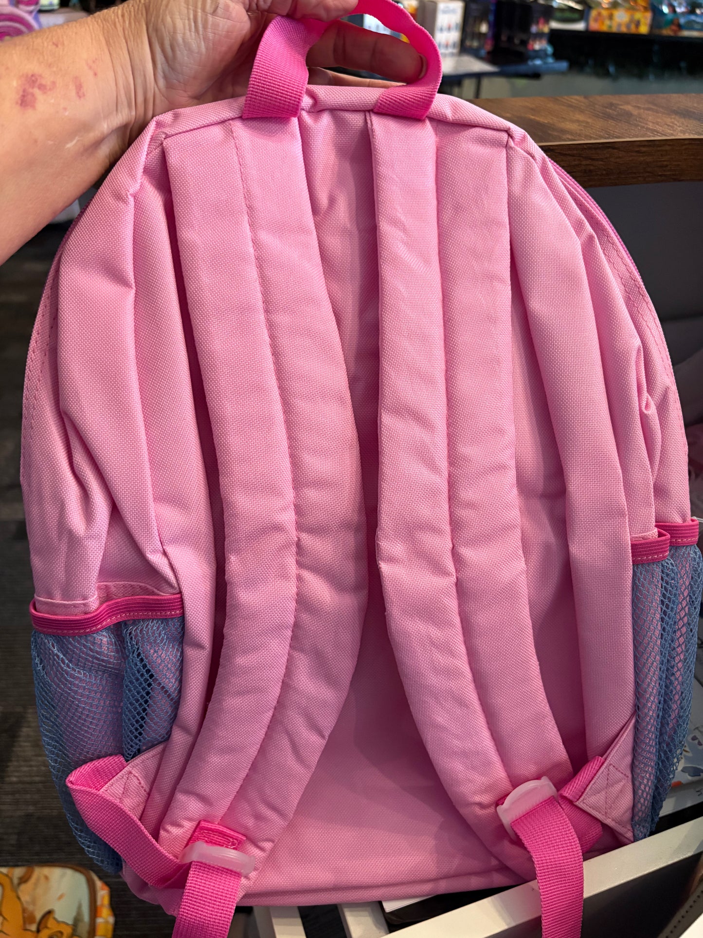 Fast Forward Stitch Full size backpack Pink