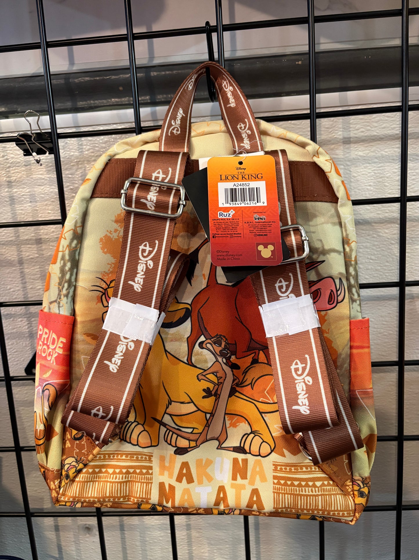 Disney Lion King Small Backpack Nylon  Wondapop