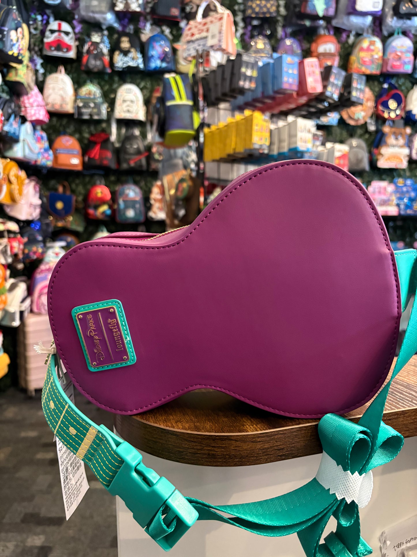 Loungefly Epcot The Three Caballeros Guitar Shape Crossbody