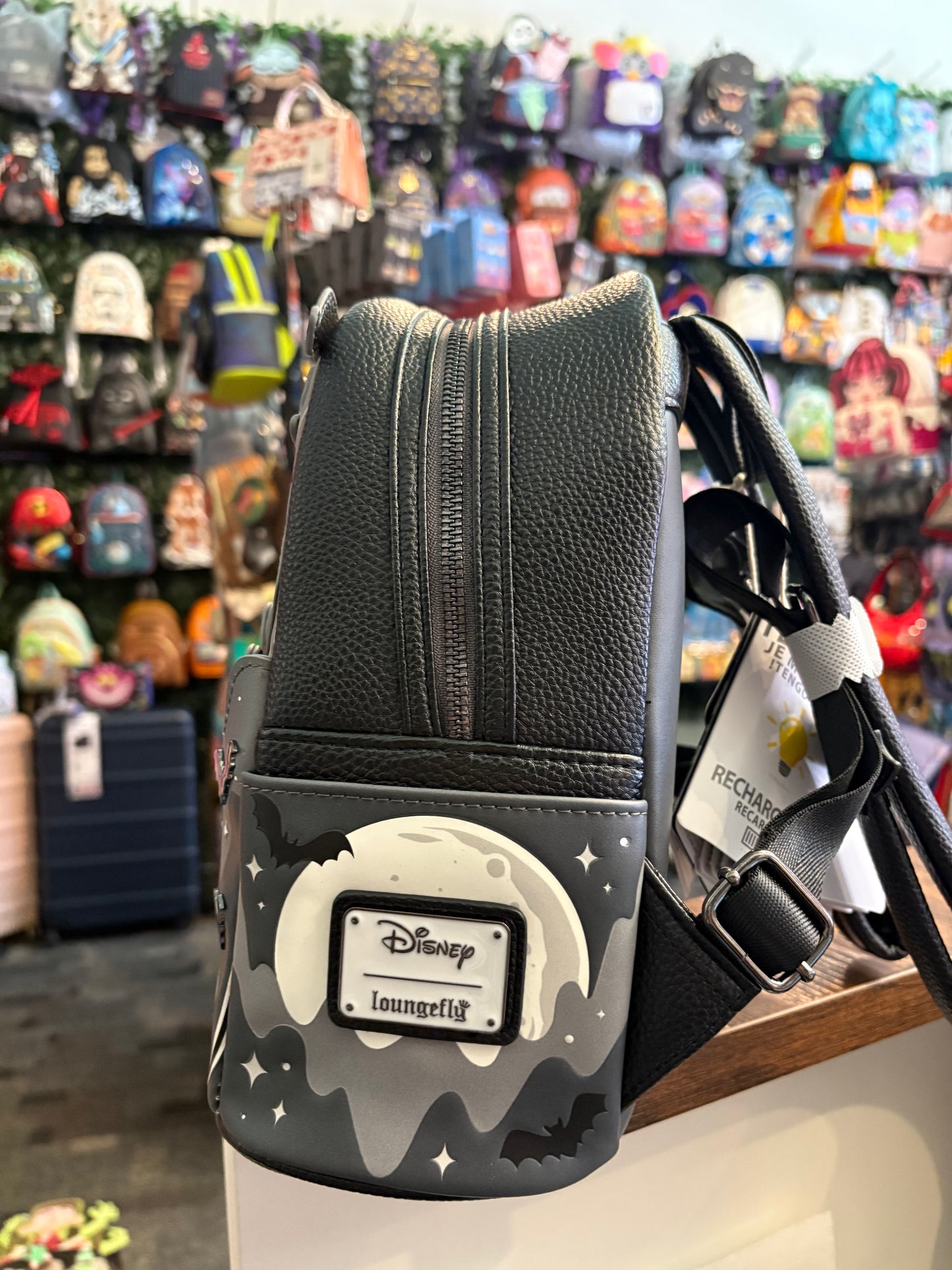 Loungefly Disney Mickey and Minnie Ghost Light up Glow in the dark Mini Backpack